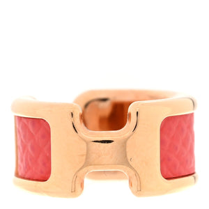 Hermes Epsom Olympe Ear Cuff PM Rose Jaipur