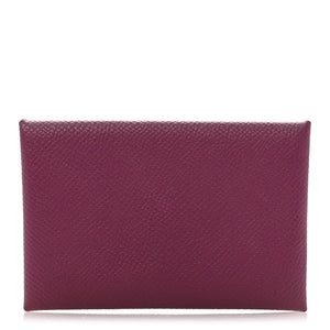 Hermes Epsom Calvi Card Case Tosca