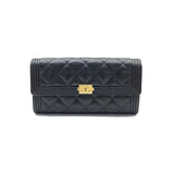 Chanel Boy Caviar Long Wallet