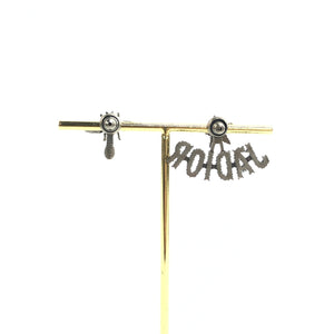Dior J'ADior Asymmetrical Bee Silver Earrings