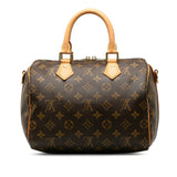 Louis Vuitton Monogram Handbag PVC/Leather Brown