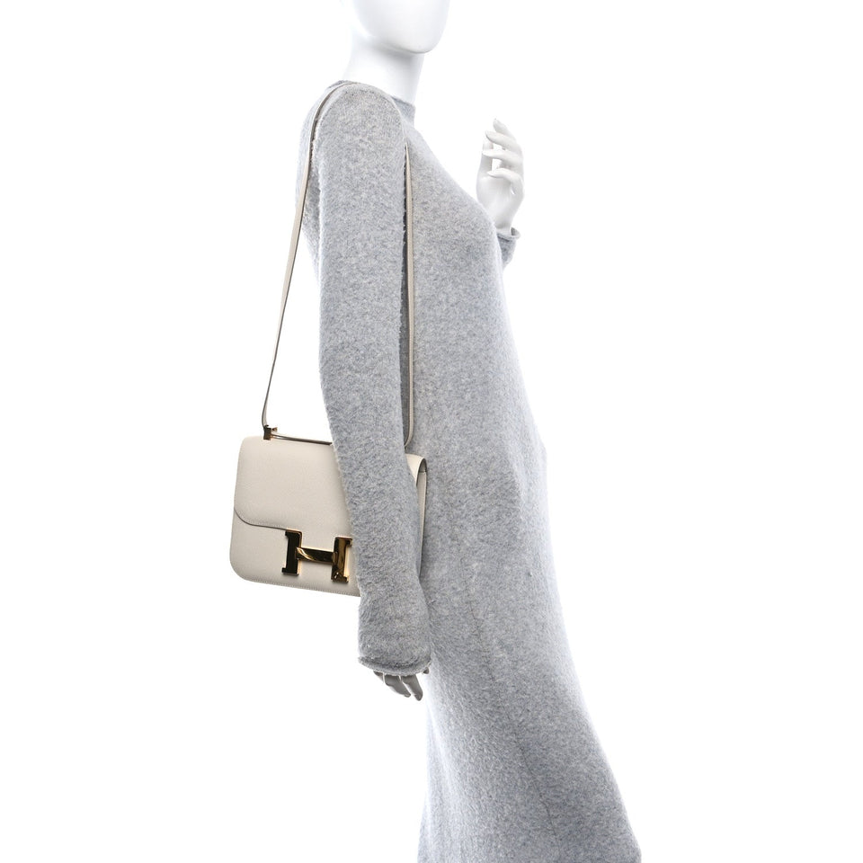 Hermes Epsom Constance 1-24 Craie