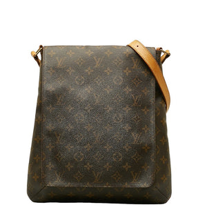 Louis Vuitton Monogram Shoulder Bag PVC/Leather Brown