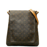 Louis Vuitton Monogram Shoulder Bag PVC/Leather Brown