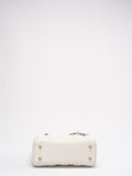 Christian Dior White Small Lady Dior Bag in Cannage Lambskin 2017