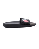Louis Vuitton Flamingo Flat Slides in Black Leather