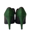 Women's Prada Scholar Pumps in Dark Grey Satin
