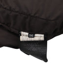 Prada Shearling Trim Bomber Jacket in Brown Suede
