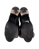Prada Over-The-Knee Buckled Boots in Black Leather