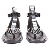Women's Louis Vuitton Desert Dream leather geta thong sandals