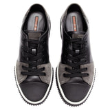 Men's Prada stratsuede leather low top sneakers