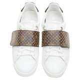 Women's Louis Vuitton Row LV monogram stud leather sneaker