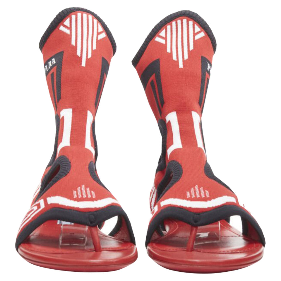 Women's Prada stretch sock sandals