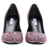 Women's Prada Rosa rhinestone crystal embellished pump