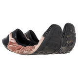 Prada Sport Patent Leather Cap Toe Ballet Flats in Brown Velvet