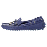 Women's Louis Vuitton Gloria Flat Loafers in Blue Leather