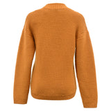Hermes Knitted Mock Neck Sweater in Brown Wool
