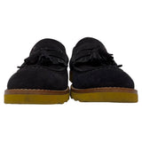 Men's Louis Vuitton Tassel Slip-On Loafers in Black Suede