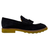 Men's Louis Vuitton Tassel Slip-On Loafers in Black Suede