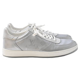 Louis Vuitton Rivoli Monogram Trainers in Silver Leather
