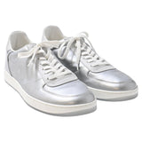 Louis Vuitton Rivoli Monogram Trainers in Silver Leather