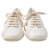 Prada Sneakers in Ivory Nappa Leather