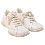 Prada Sneakers in Ivory Nappa Leather