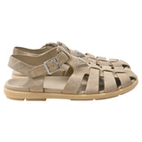 Men's Prada Fisherman Sandals in Beige Suede