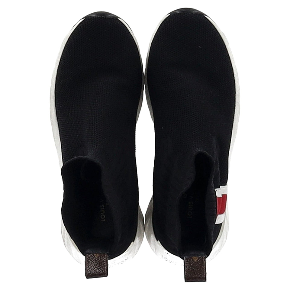 Women's Louis Vuitton Aftergame Sneakers in Black Nylon