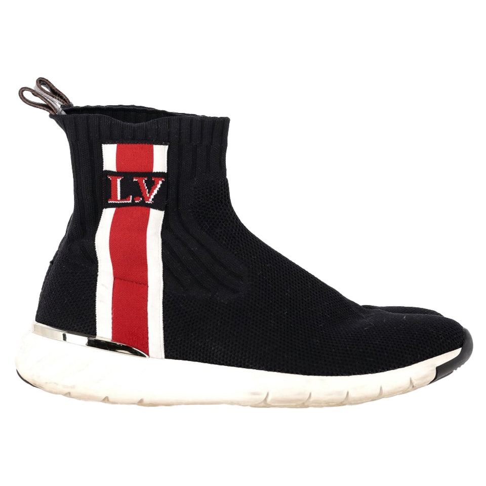 Women's Louis Vuitton Aftergame Sneakers in Black Nylon