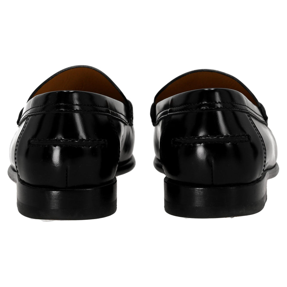 Hermes Kennedy Loafers in Black Leather