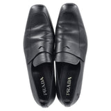Men's  Prada Penny Loafers in Black Saffiano Leather