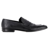 Men's  Prada Penny Loafers in Black Saffiano Leather