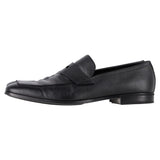 Men's  Prada Penny Loafers in Black Saffiano Leather