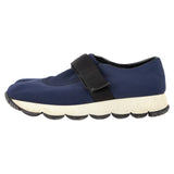 Women's Prada Slip On Sneakers in Navy Blue Nylon