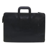 Luxury BurberrySs Hand Bag Leather Black Auth ep1643