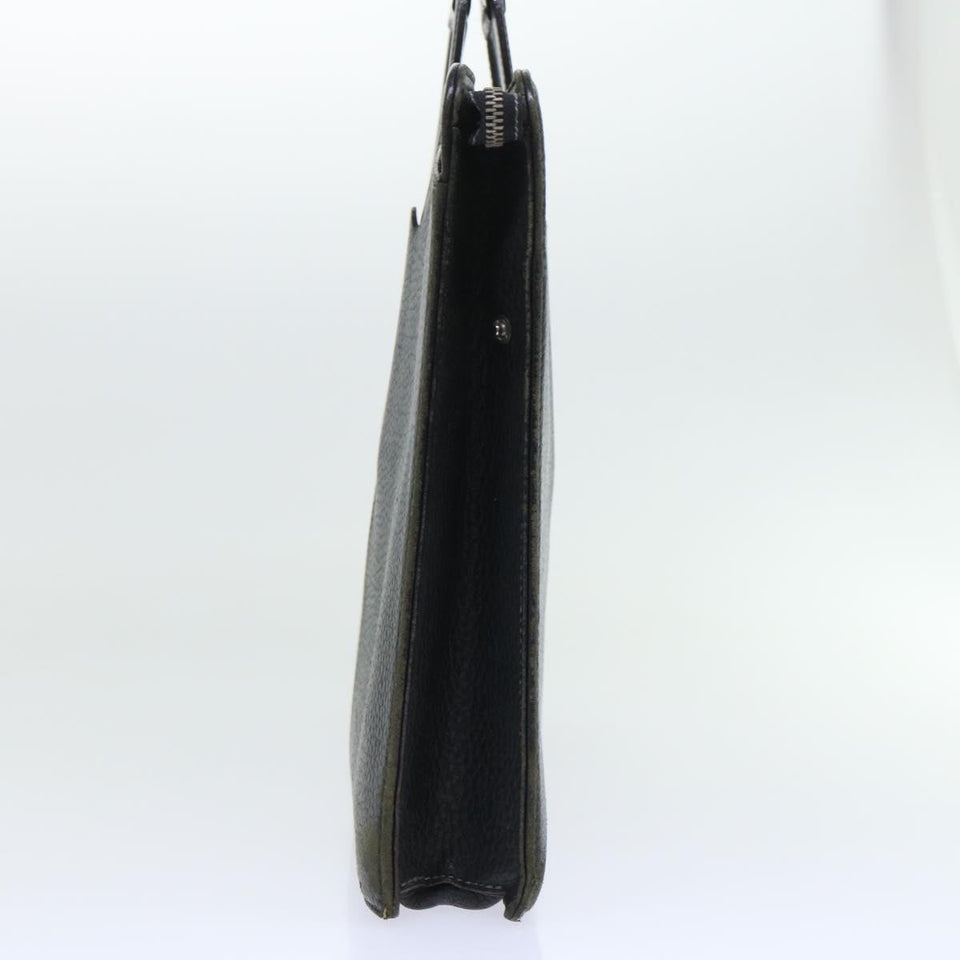 Luxury BurberrySs Hand Bag Leather Black Auth ep1643