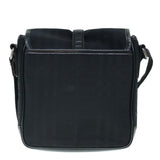 Luxury Burberry Shoulder Bag Canvas Leather Black Auth ep2582