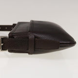 Luxury Burberry Shoulder Bag Leather Brown Auth ep3221