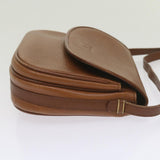 Luxury BurberrySs Shoulder Bag Leather Brown Auth ep3582