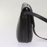 Luxury BurberrySs Shoulder Bag Leather Black Auth ep3585