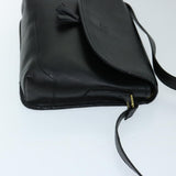 Luxury BurberrySs Shoulder Bag Leather Black Auth ep3768