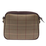 Luxury BurberrySs Nova Check Shoulder Bag Canvas Brown Auth ep4438