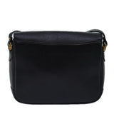 Luxury BurberrySs Shoulder Bag Leather Black Auth ep4503