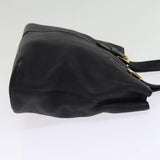 Luxury BurberrySs Hand Bag Leather Black Auth ep4536