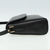 Luxury BurberrySs Shoulder Bag Leather Black Auth ep4638
