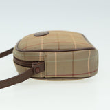 Luxury BurberrySs Nova Check Shoulder Bag Canvas Beige Auth ep4737