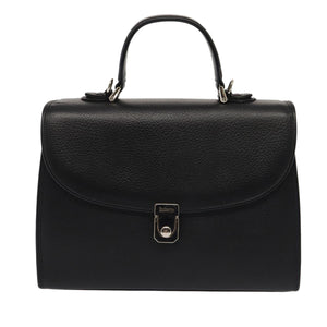 Luxury BurberrySs Hand Bag Leather 2way Black Auth ep4940