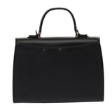 Luxury BurberrySs Hand Bag Leather 2way Black Auth ep4940