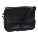Luxury BurberrySs Shoulder Bag Leather Black Auth ep5024